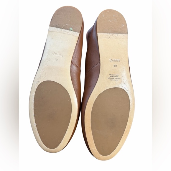 Quince Italian Leather Mary-Jane
Ballet Flat Cognac Shoes 10 - Picture 9 of 10
